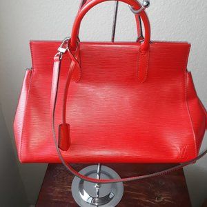 Louis Vuitton LV Epi Leather Marly BB 2ways Shoulder Hand Bag Women FL2104